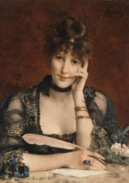 Alfred_Stevens_-_The_Letter